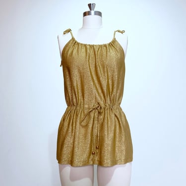 1970s Golden Glory Top