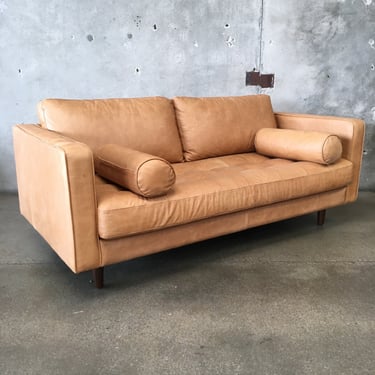 Mid Century Modern Style Sven Charme Tan 72" Sofa by Article