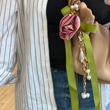 Rosie Bow Bag Charm