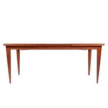Teak Niels Moller Danish Modern Expanding Colossal Dining Table
