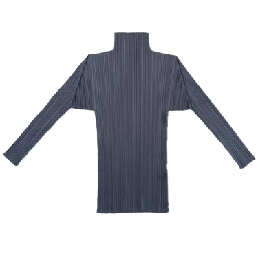 1990s Pleats Please Charcoal Origami Top