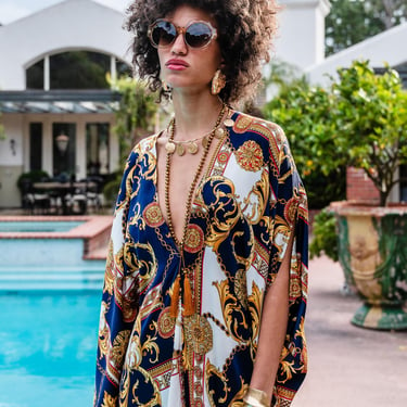 Voglia Nautica Caftan Kaftan Dress 