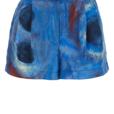 Marni Women Printed Silk Shorts