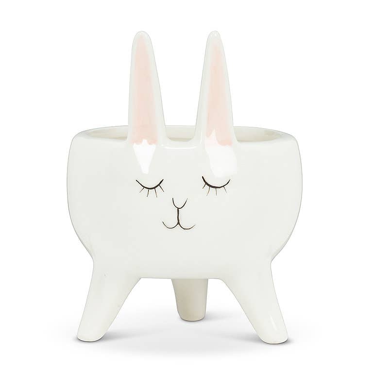 Sm Rabbit Planter-4.5