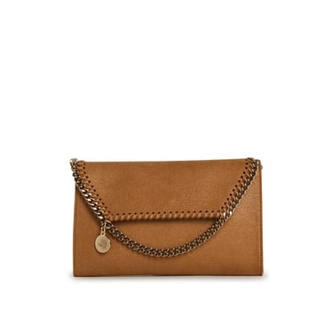 Stella Mccartney 'Falabella' Mini Crossbody Bag In Gold Alter Mat Women