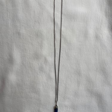 N050 lapis fist pendant necklace