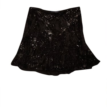 Ralph Lauren - Black Sequin Mini Skirt