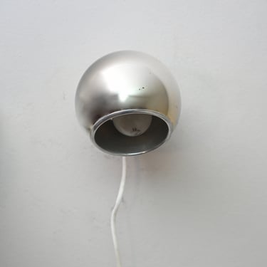 Vintage Danish MidCentury Metal Wall Lamp - Bedside Table Light 