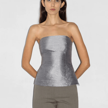 Agnes Top in Grey - Paloma Wool