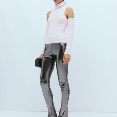 Blumarine Women Metallic Leggings