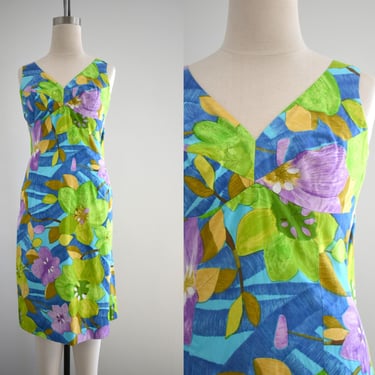 1960s Peggy Wood Hawaiian Dress 