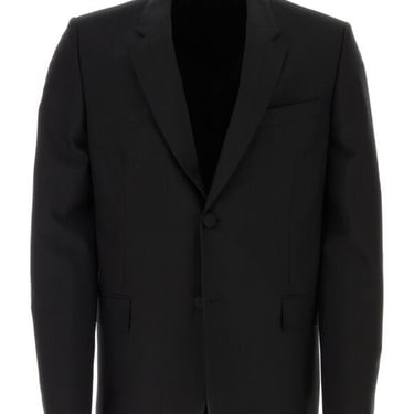 Givenchy Man Black Stretch Wool Blend Blazer