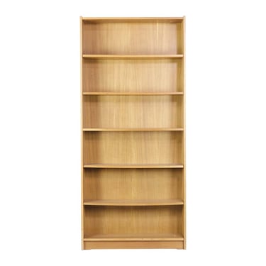 Reclaimed 6.5 ft Oak Library Bookshelf with Adjustable Shelves