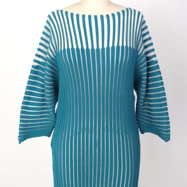 Issey Miyake Knit Striped Top