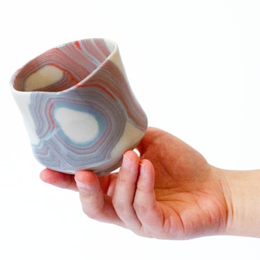 Nerikomi Teacup "One Word Poem"