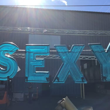 STG Blue Acrylic Sign Material! (Seattle)