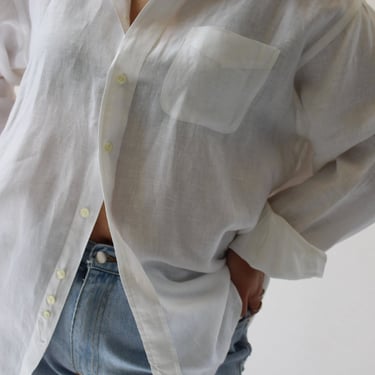 Cloud Linen Button Down