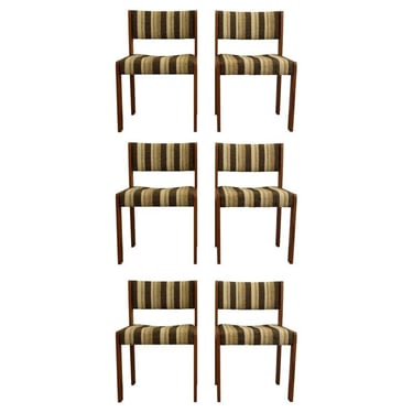 Mid Century Modern Set of 6x Niels Moller Eilersen Teak Danish Dining Chairs 