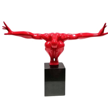 Sculpture Athlete Figurine in Resin 
