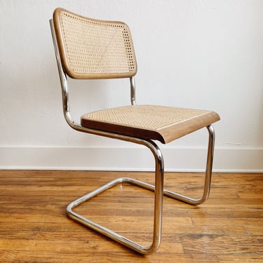 Cesca Style Cantilever + Caned Chair