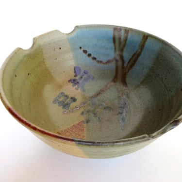Vintage Studio Pottery Chopstick Bowl By WIliam Creitz, Northwest Oregon Pottery Soup Noodle Bowl 