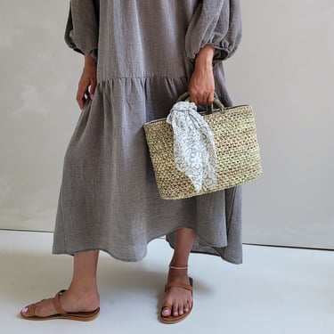 Zinnie Woven Tote Bag