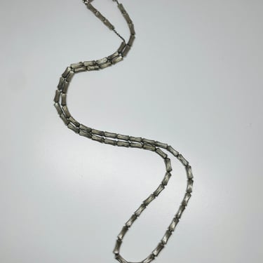 Silver Bamboo Chain