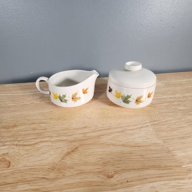 Franciscan Indian Summer Sugar and Creamer Set 