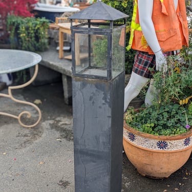 Vintage Steel Candle Stand or Tiny Greenhouse