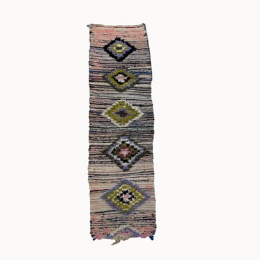Tghzif Vintage Moroccan Rug | 2’4” x 7’11”