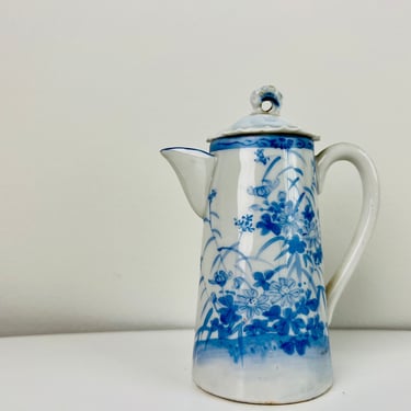 Vintage Hand Painted Porcelain Miniature Teapot, 5
