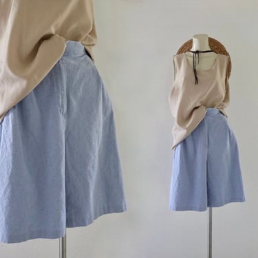 high waist chambray shorts 30-31 