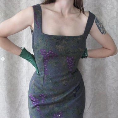 Vintage Dolce and Gabanna Painted Dress sz MED/LRG 