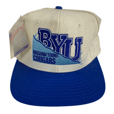 Vintage Brigham Young University "Cougars" The Signature Snapback