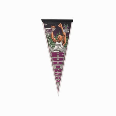 Milwaukee Bucks Felt Pennant Vintage Souvenir NBA 