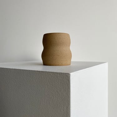 handmade stoneware cup / ceramic vessel 