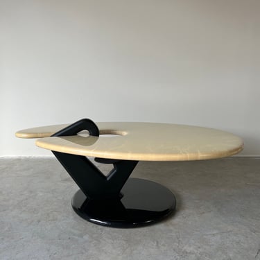 Post Modern Painter's Palette -Shape Coffee Table 