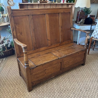 1800's Welsh Pine Bench