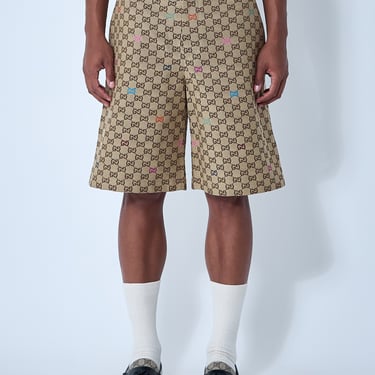 Gucci Men Gg Shorts