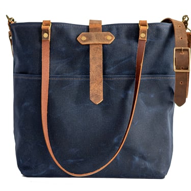 Waxed Canvas Tote | Large Canvas Tote Bag | Made in USA 
