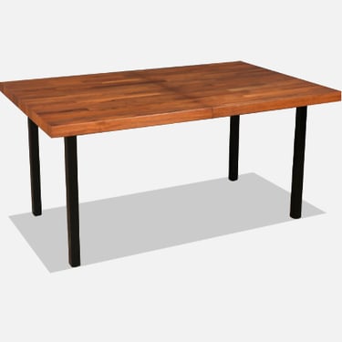 Milo Baughman Expandable Walnut Dining Table for Directional 