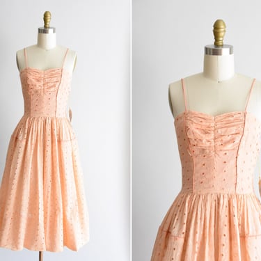 1950s Just Peachy dress 