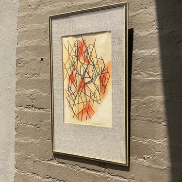 MCM Lithograph Signed Strasser
