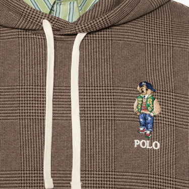 Polo Ralph Lauren Fleece Polo Bear Hoodie - Gray