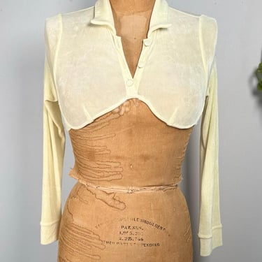 Mirror Palais Underwire Crop Top - White Corset-Inspired Bustier, Romantic Cottagecore Style (XS) 