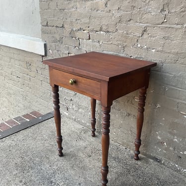 19th C Walnut Side Table