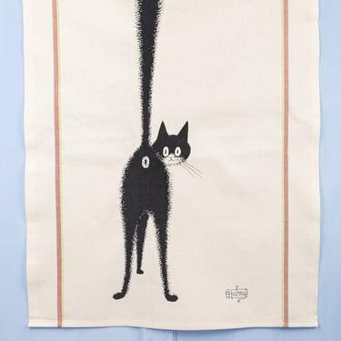 The &quot;Third Eye&quot; Cat Tea Towel