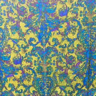 Mid Century Modern Upholstery Drapery Fabric, Pillow Fabric, Home Decor, Yardage And Table Runner, Jewel Tones, Lime Green, Blue, Purple 