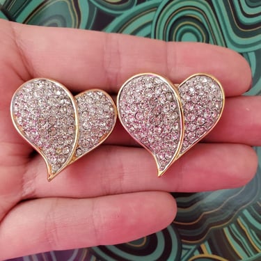 Swarovski Crystal Heart Earrings