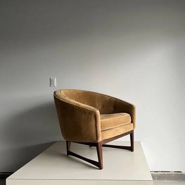 Lawrence Peabody for Nemschoff Barrel Chair Mid Century Modern